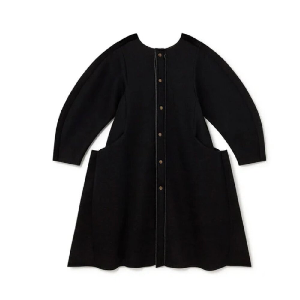 Little Creative Factory  Black Neoprene Dress